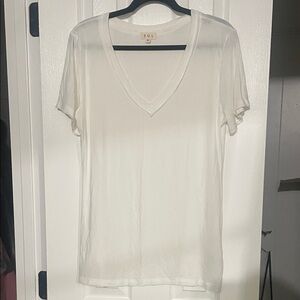 POL Women's Classic White Short Sleeve Tee